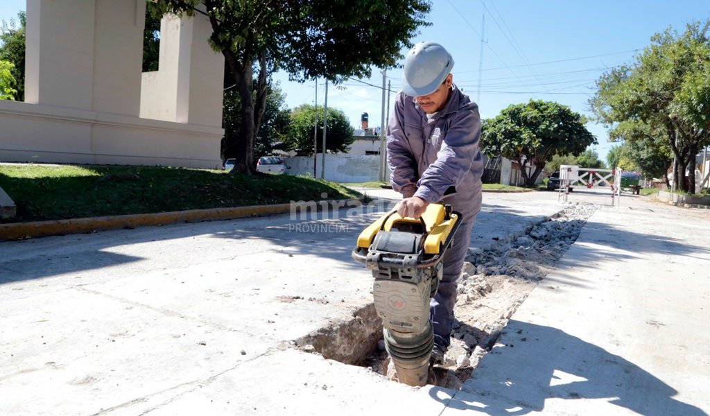 San Lorenzo: comenzaron obras cloacales en la zona norte