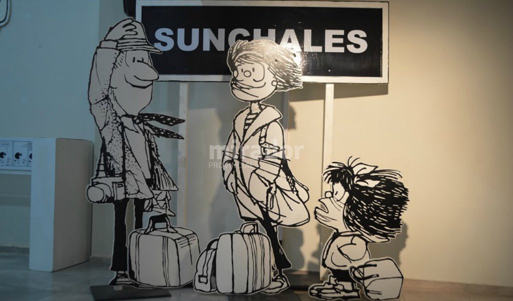La muestra El mundo segn Mafalda, en Sunchales