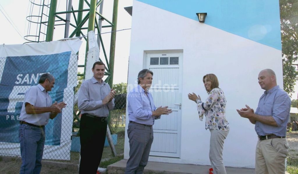 La Provincia inaugur una planta potabilizadora en Puerto Gaboto