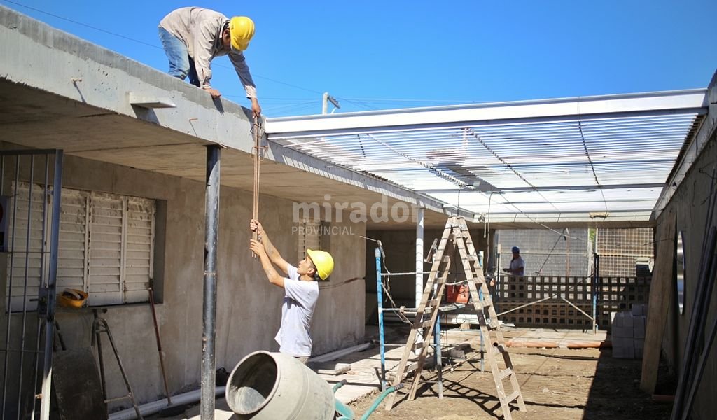 Santa Fe: Corral recorri las obras en el Jardn Municipal de San Lorenzo