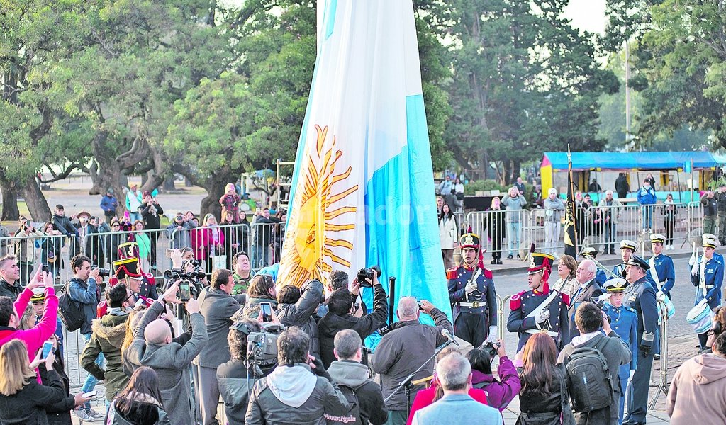 Se sinti la inasistencia de Macri en el acto por el Da de la Bandera