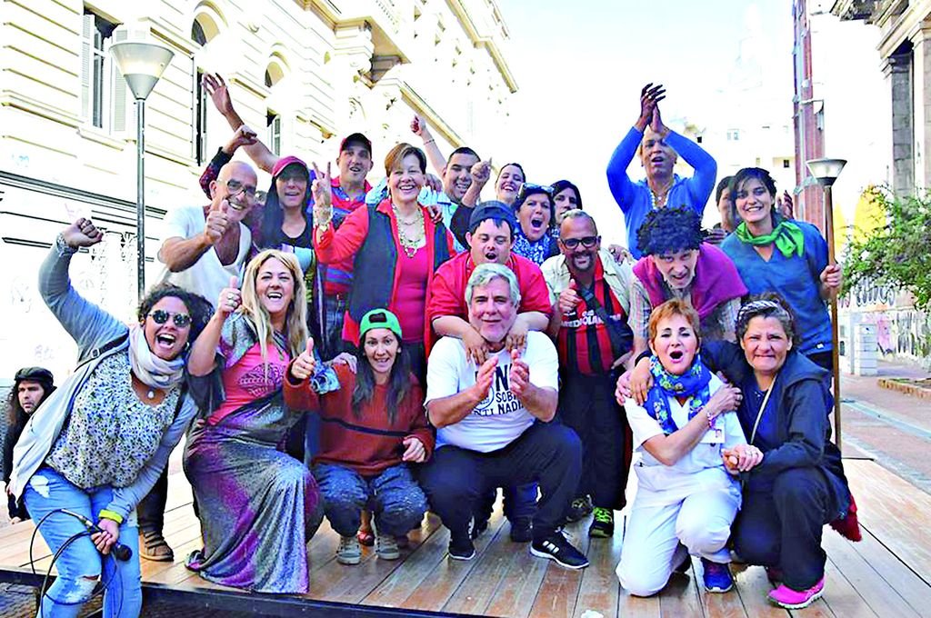Pacientes de salud mental se lucieron  en un encuentro en Uruguay