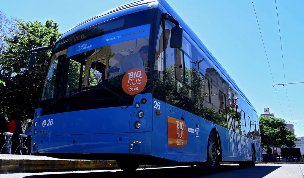 Se present el proyecto Bio Bus con unidades con cero emisiones de gases txicos