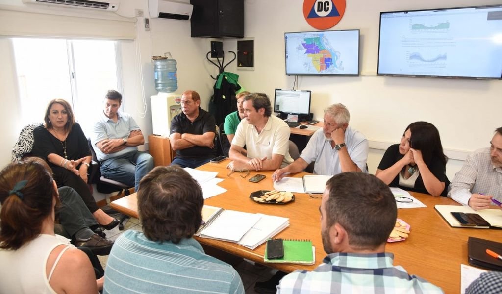 Rosario: Fein encabez una reunin con equipos tcnicos ante las condiciones meteorolgicas