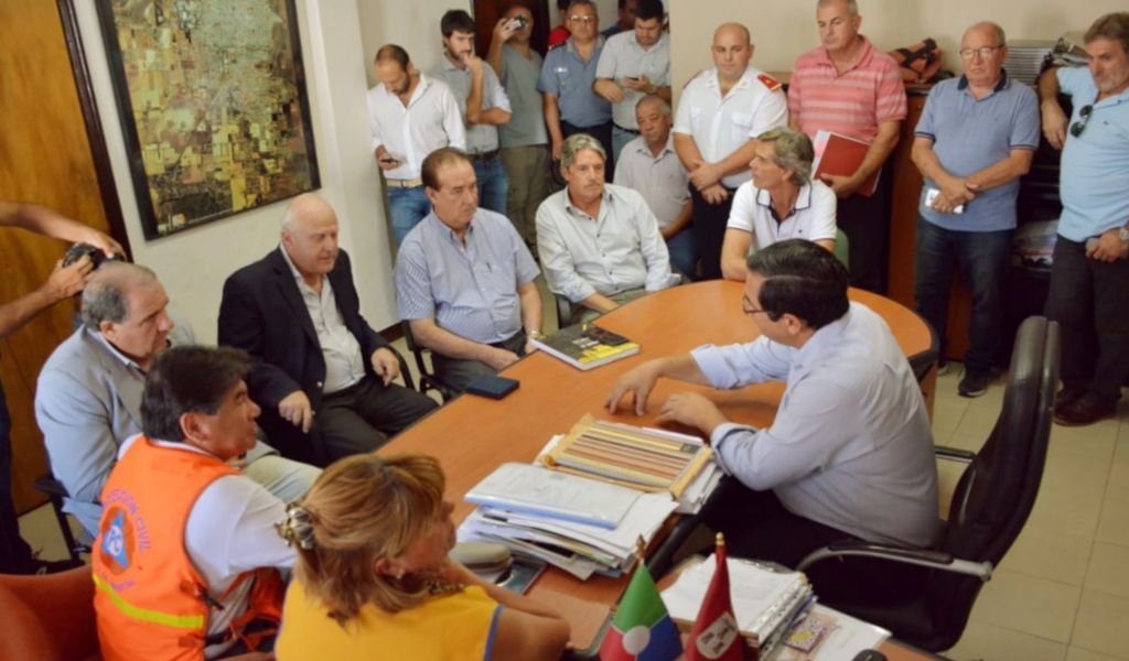 Reconquista: Lifschitz encabez reunin de la junta de Proteccin Civil