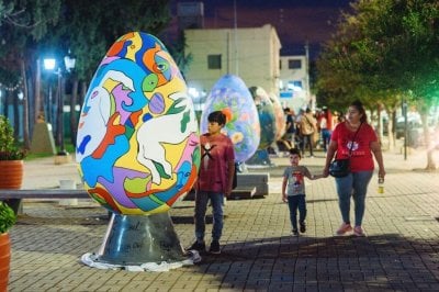 "Huevos de Pascua Gigantes": artistas santafesinos realizarn una intervencin artstica