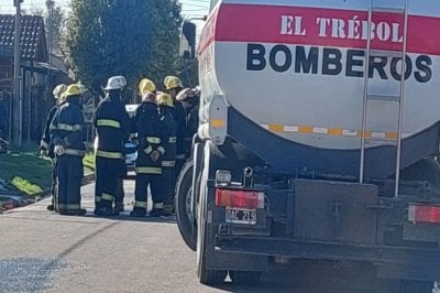 Feroz incendio en vivienda se cobra una vctima y 5 heridos