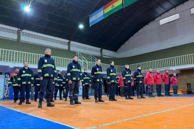 Villa Ocampo fue sede de un entrenamiento de búsqueda y rescate Brigada USAR