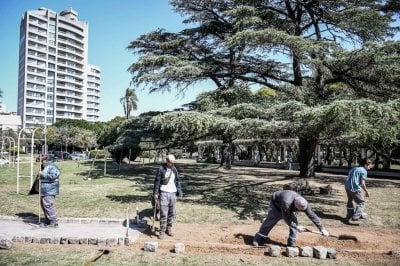 La Municipalidad contina los trabajos en la zona del Parque Urquiza