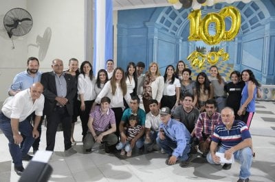 La Municipalidad acompa el acto por los 100 aos de la escuela Victoriano Montes