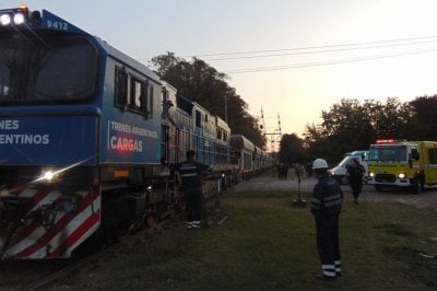 Venado Tuerto: un hombre falleci luego de haber sido embestido por un tren