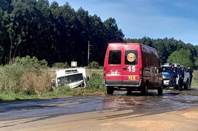 Camionero se descompens, perdi el control del vehculo y falleci