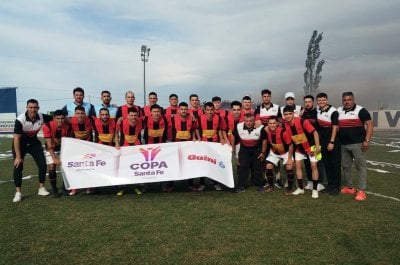 Juventud de Esperanza dio el primer golpe en la finalísima de la Copa Santa Fe Triunfo para la visita