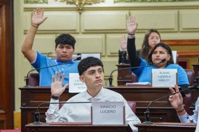  "Diputados por un Da": estudiantes de Venado Tuerto y de San Eduardo visitaron la Legislatura