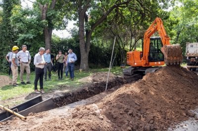 Inici una amplia obra de cloacas en el noroeste de Rosario