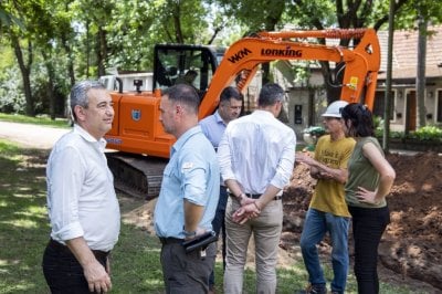 Inici una amplia obra de cloacas en el noroeste de Rosario