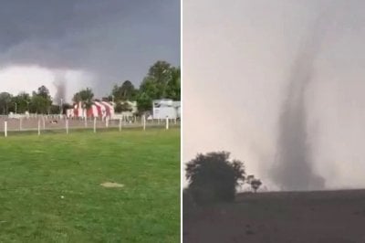 Un tornado caus asombro en el lmite de Santa Fe y Crdoba: el video