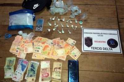 En Coronda y con droga encima: dos detenidos en la misma noche