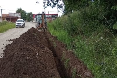 Ampliaron la red de agua potable en la zona Este