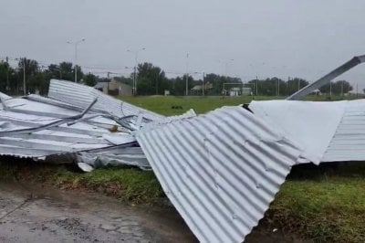  Rafaela: once voladuras de techos y tres familias autoevacuadas como consecuencia del temporal