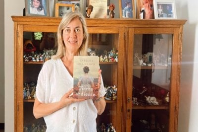 Carlota del Campo presenta en Gualeguaych su libro "Tierra ardiente"