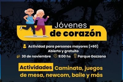 Propuesta saludable para adultos mayores en Paran