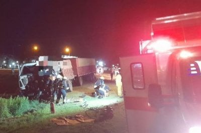 Accidente fatal en ruta 33 a la altura del cruce de Carmen En la madrugada de este martes