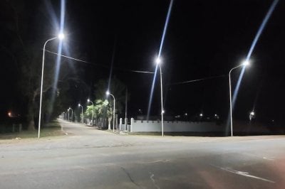 El Trbol super las 200 cuadras iluminadas en un ao