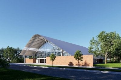 El gimnasio del CEF 22 de Coronda ser el primero en su estilo arquitectnico en la provincia