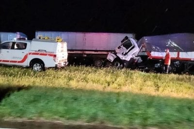 Impactante choque en cadena: una persona muerta y cuatro heridos graves Autopista Rosario-Córdoba