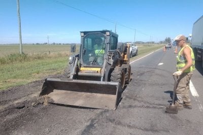 Comenzaron los trabajos de reparacin en Ruta Nacional 33