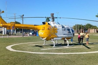 San Genaro cuenta con el servicio areo de emergencia sanitaria