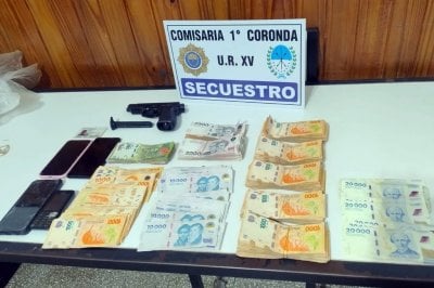 Operativos en Coronda: secuestran 65 bochas de droga y ms de 1,5 milln de pesos