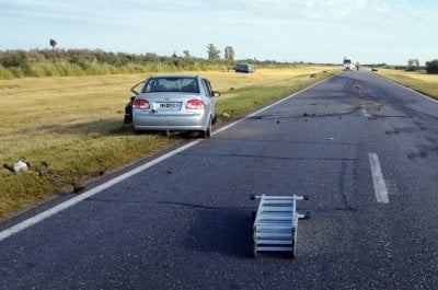 Otra vez la ruta 34: un conductor sufri graves lesiones tras chocar con un camin