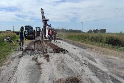 Nuevas reparaciones sobre la Ruta N 178 entre Villa Eloisa y Armstrong