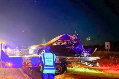 Un camin choc un auto en Ruta 14: tres menores heridos, una nia est grave