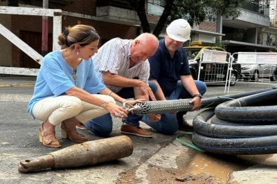 Provincia inicia obras histricas para mejorar las redes de agua potable