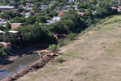 Arroyo Luduea: avanzan los trabajos de limpieza y saneamiento