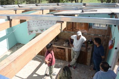 La Provincia asisti a familias afectadas por la tormenta en el departamento