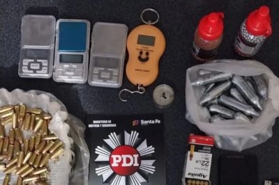 Operativo en Centeno: desmantelaron un bnker de drogas y secuestraron armas y municiones