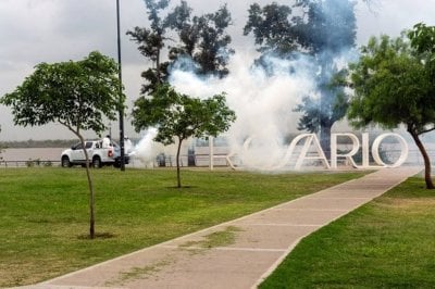 Dengue en Rosario: continan los operativos de fumigacin en parques, plazas y espacios verdes