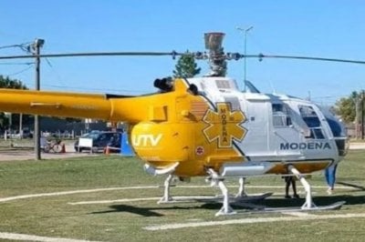 San Genaro: activaron el uso del helicptero sanitario