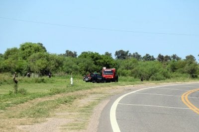 Misterio en San Cristbal tras la aparicin de un cuerpo calcinado al costado de la ruta