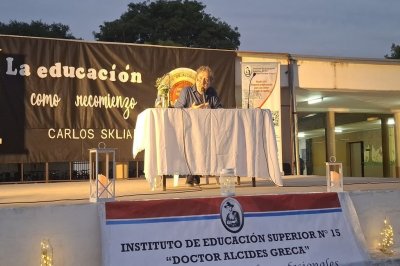 Carlos Skliar disert sobre educacin e inclusin