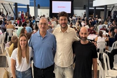 Chivallero y Calvo acompañaron a Juan Monteverde en La Constituyente de la gente En Rafaela